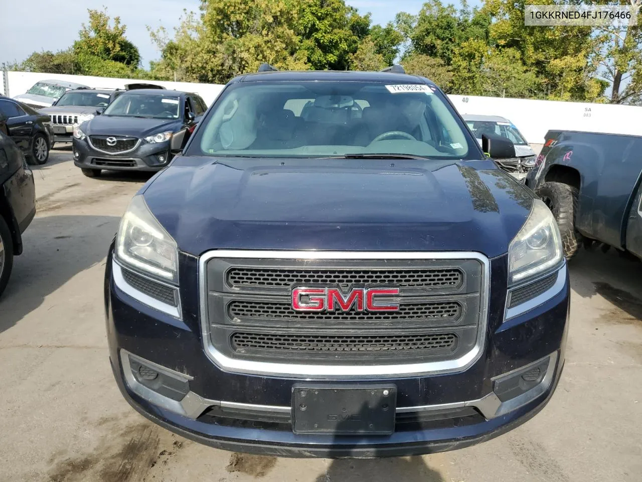 2015 GMC Acadia Sle VIN: 1GKKRNED4FJ176466 Lot: 72198054