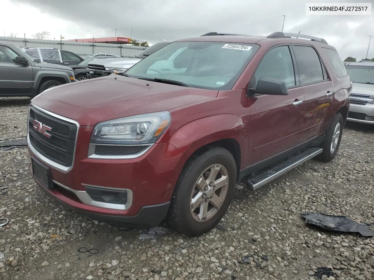 2015 GMC Acadia Sle VIN: 1GKKRNED4FJ272517 Lot: 72564704