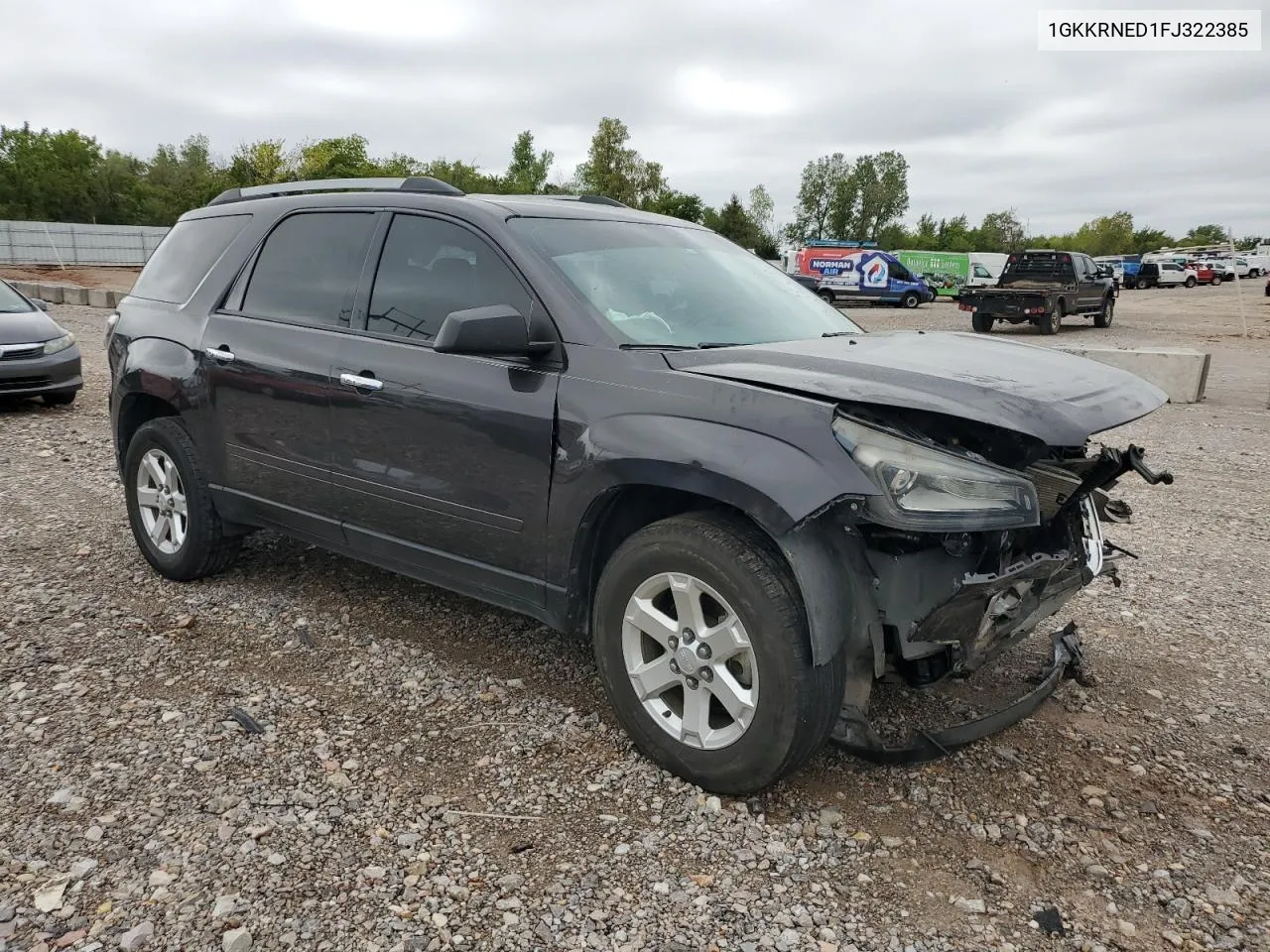 2015 GMC Acadia Sle VIN: 1GKKRNED1FJ322385 Lot: 72691104