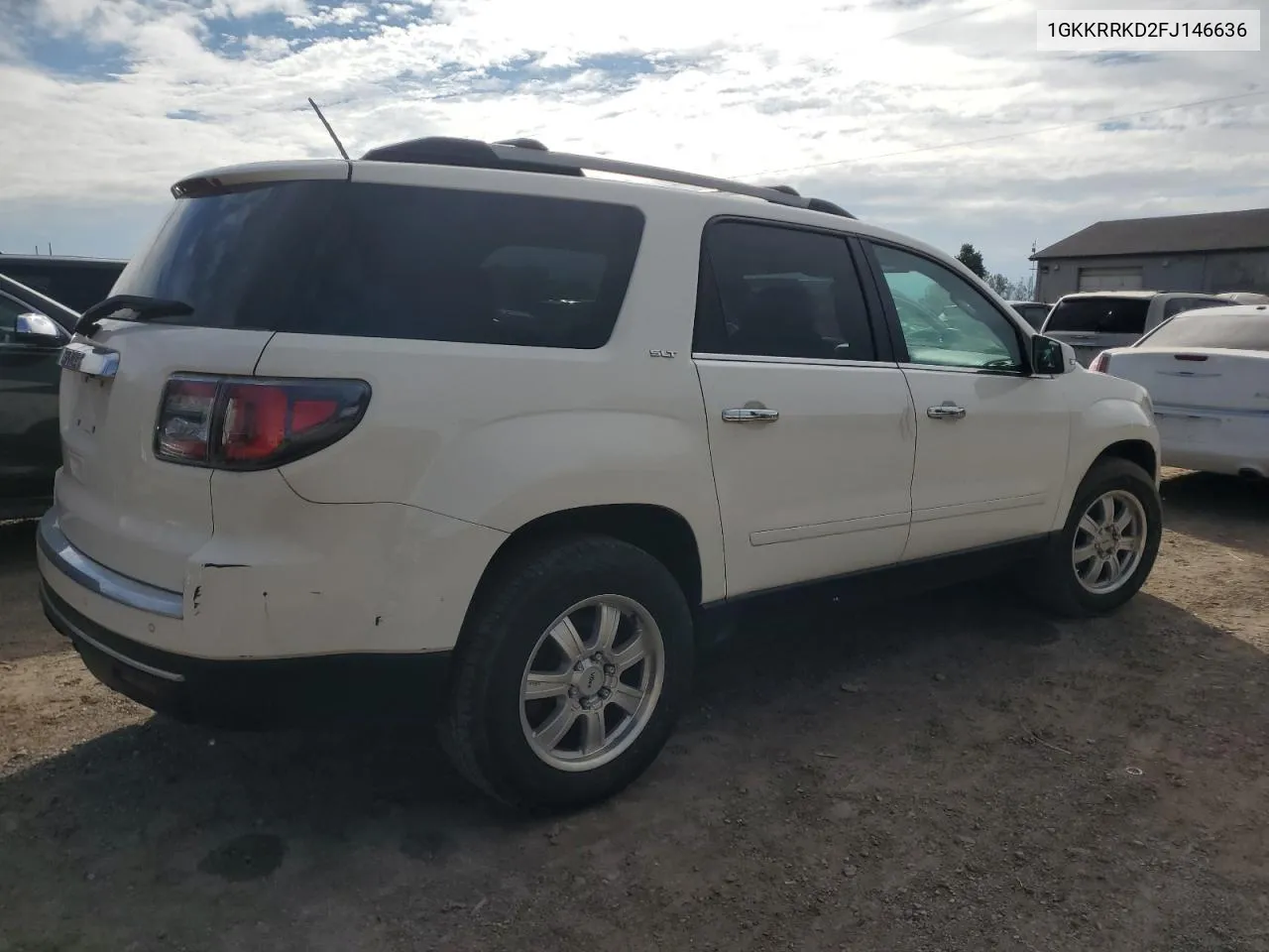 2015 GMC Acadia Slt-1 VIN: 1GKKRRKD2FJ146636 Lot: 72770874