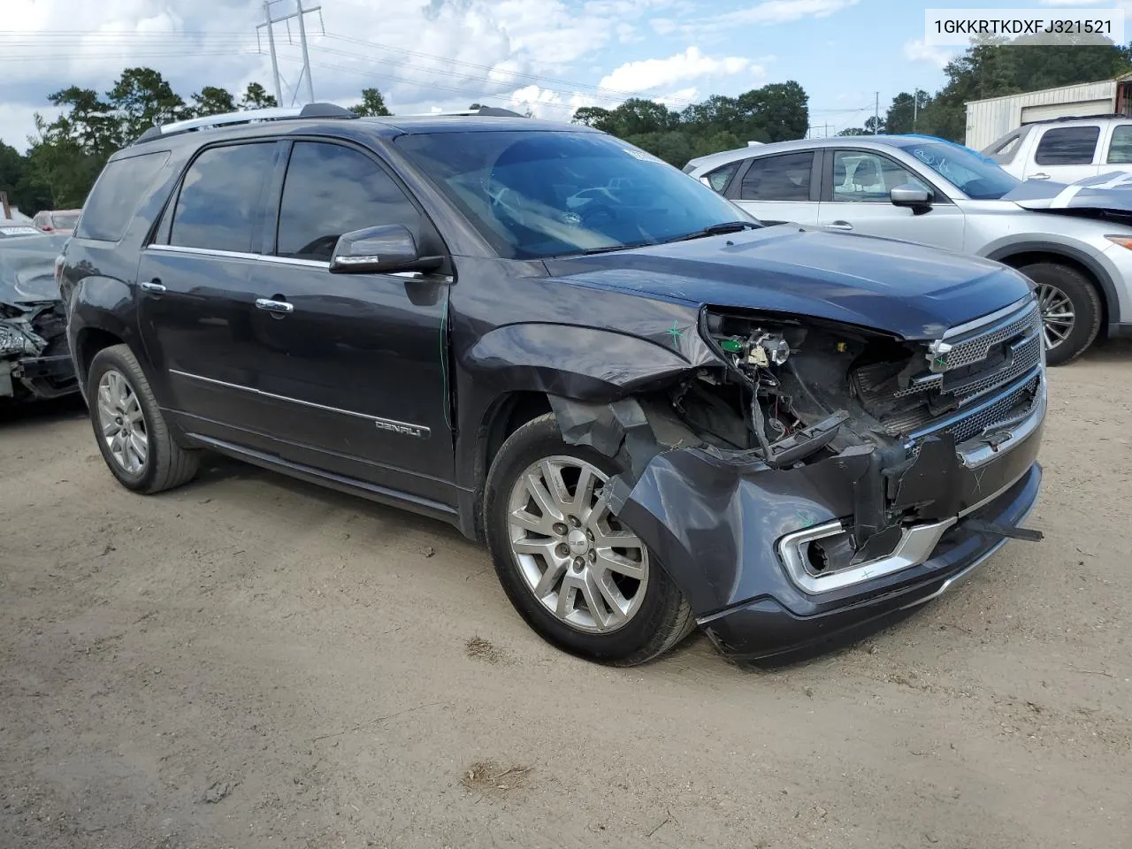 2015 GMC Acadia Denali VIN: 1GKKRTKDXFJ321521 Lot: 72786064