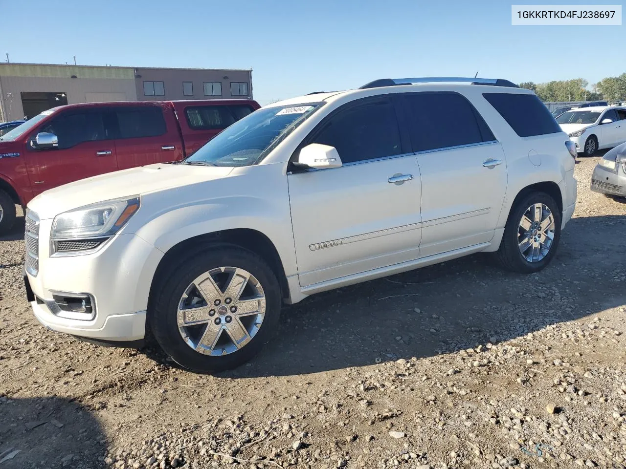 2015 GMC Acadia Denali VIN: 1GKKRTKD4FJ238697 Lot: 73005464