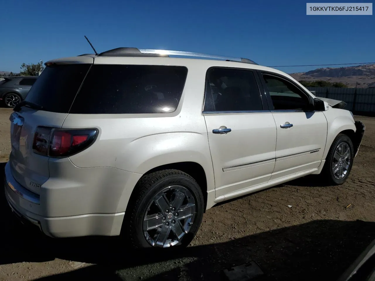 2015 GMC Acadia Denali VIN: 1GKKVTKD6FJ215417 Lot: 73123604