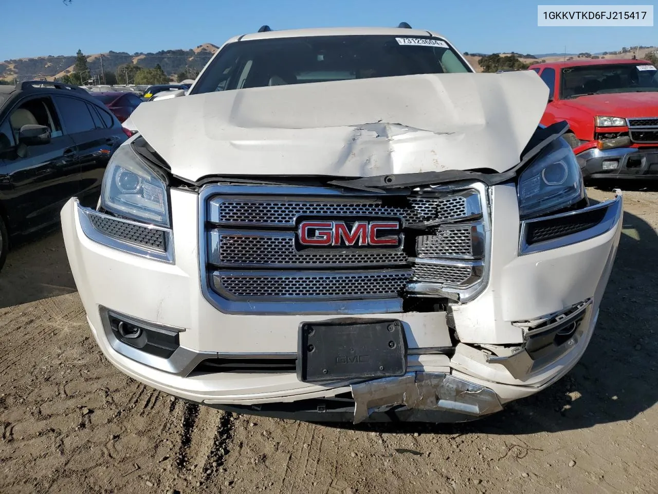 2015 GMC Acadia Denali VIN: 1GKKVTKD6FJ215417 Lot: 73123604