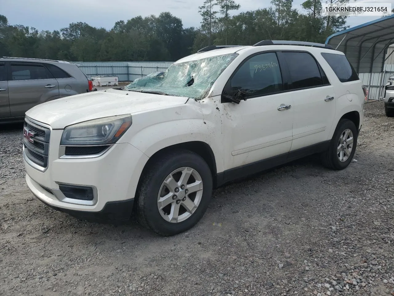 2015 GMC Acadia Sle VIN: 1GKKRNED8FJ321654 Lot: 73659654