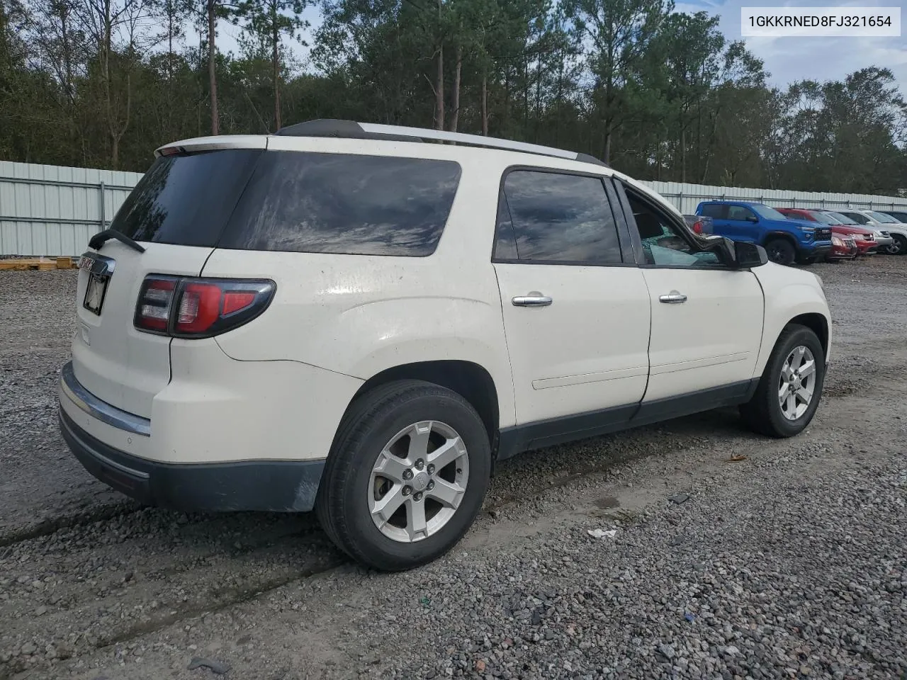 2015 GMC Acadia Sle VIN: 1GKKRNED8FJ321654 Lot: 73659654