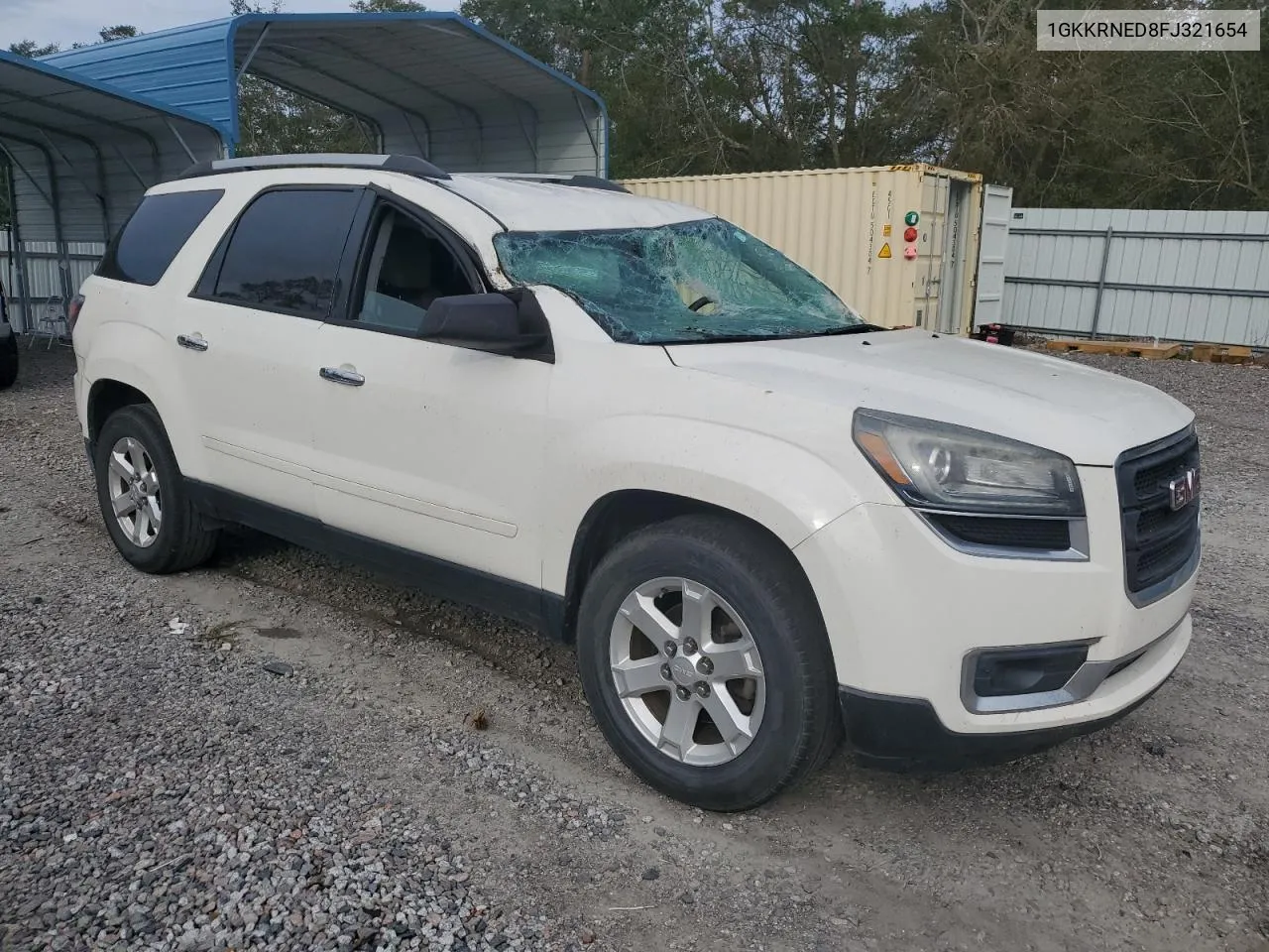 2015 GMC Acadia Sle VIN: 1GKKRNED8FJ321654 Lot: 73659654