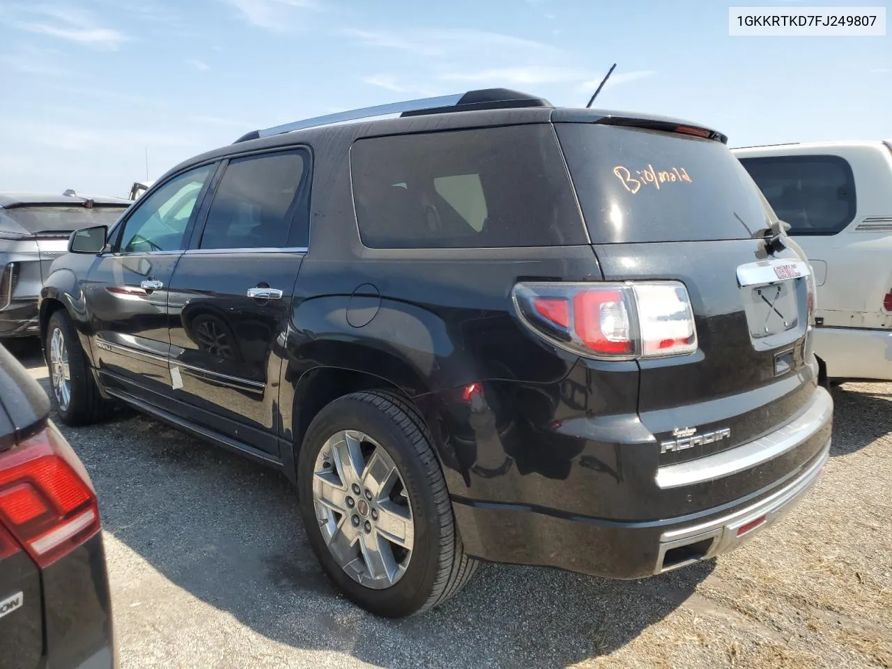 2015 GMC Acadia Denali VIN: 1GKKRTKD7FJ249807 Lot: 74141734