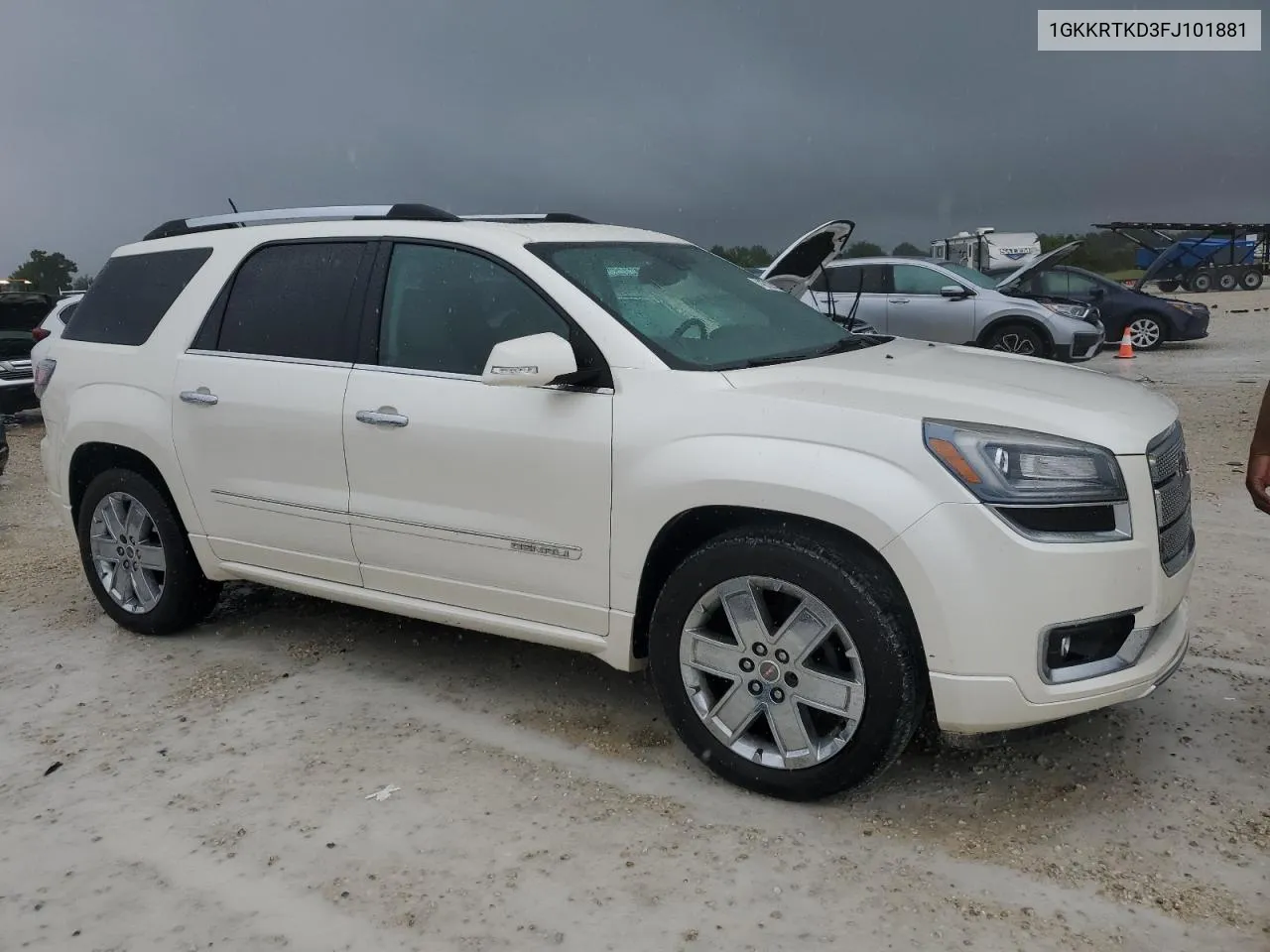 2015 GMC Acadia Denali VIN: 1GKKRTKD3FJ101881 Lot: 74372244