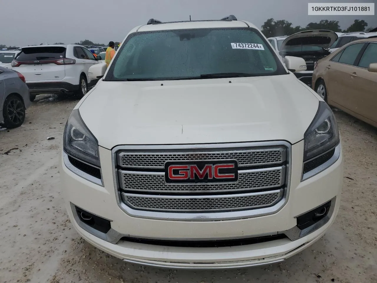 2015 GMC Acadia Denali VIN: 1GKKRTKD3FJ101881 Lot: 74372244