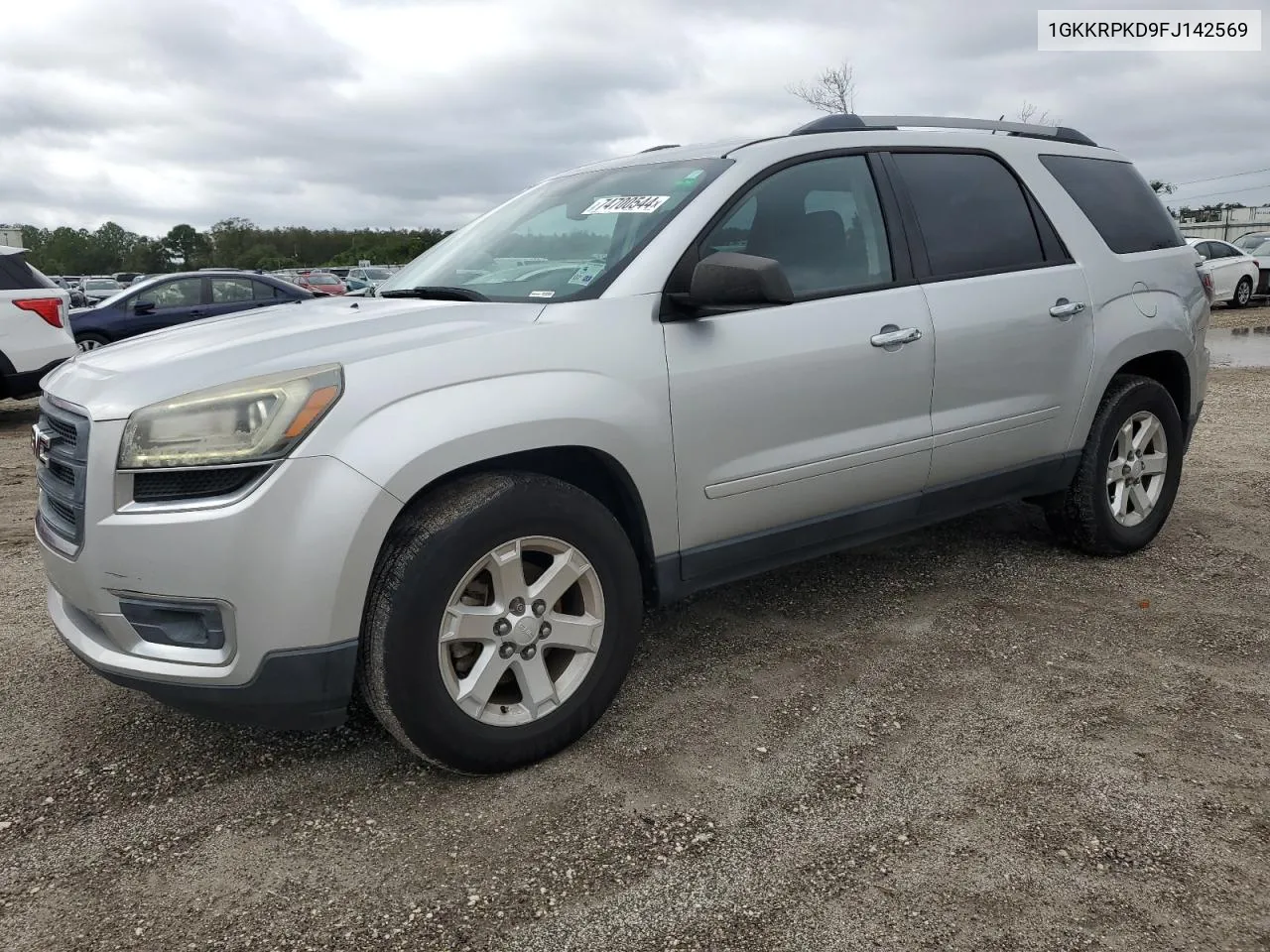 2015 GMC Acadia Sle VIN: 1GKKRPKD9FJ142569 Lot: 74700544