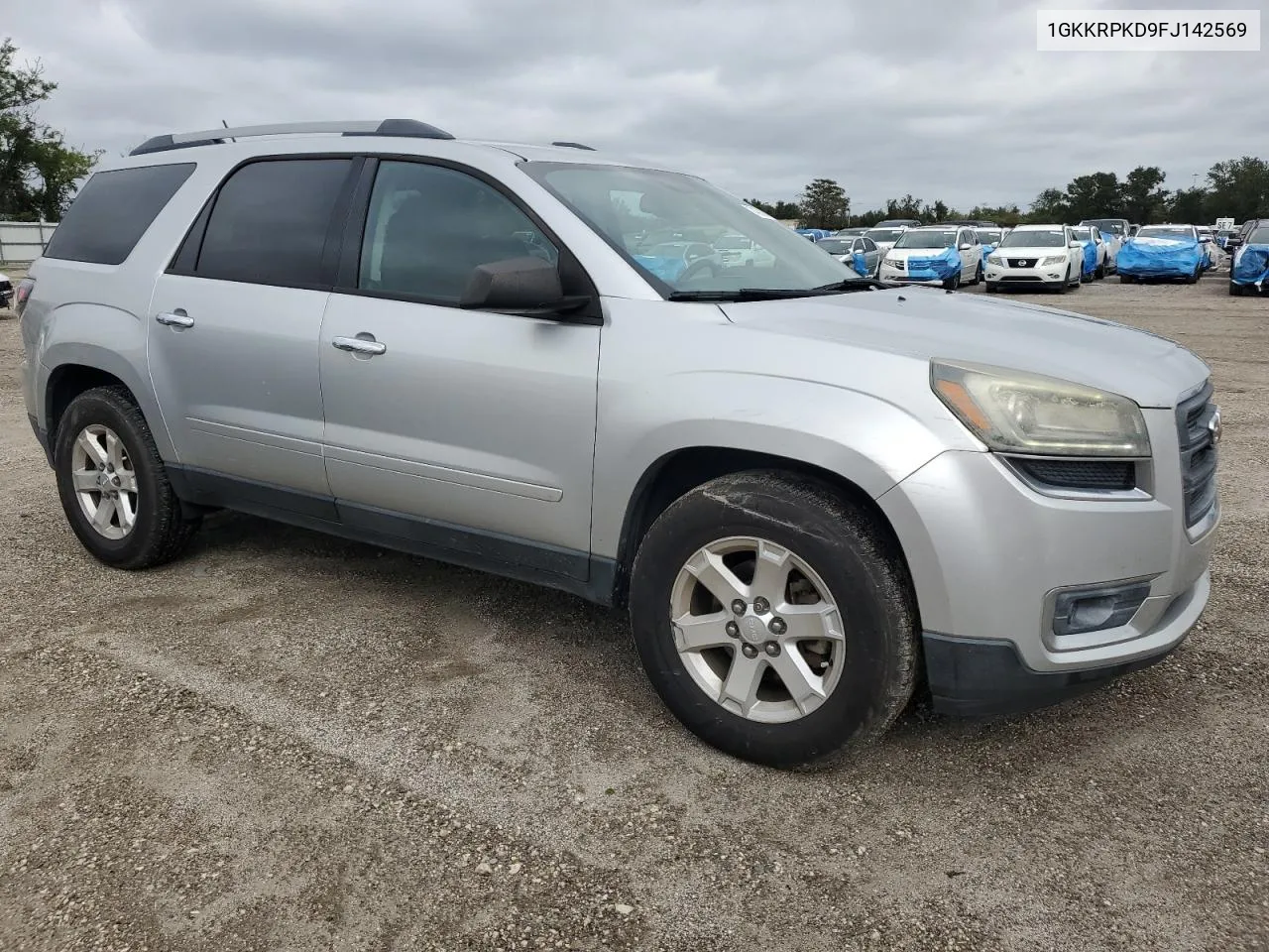 2015 GMC Acadia Sle VIN: 1GKKRPKD9FJ142569 Lot: 74700544