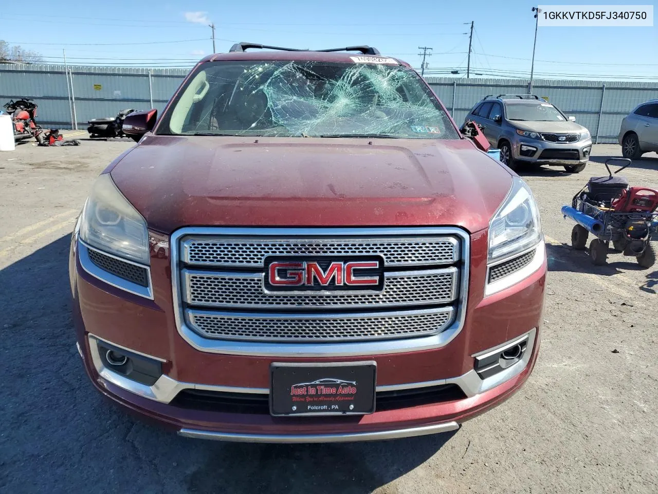 2015 GMC Acadia Denali VIN: 1GKKVTKD5FJ340750 Lot: 74908264