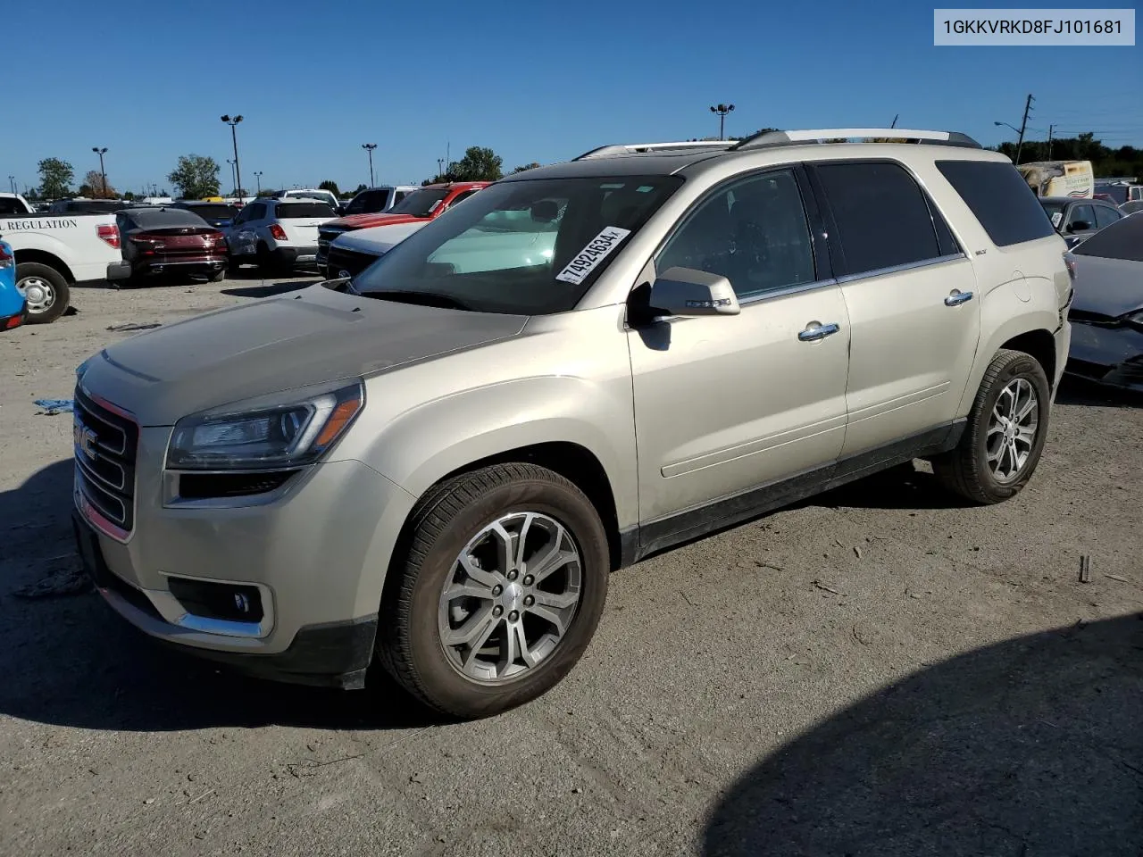 1GKKVRKD8FJ101681 2015 GMC Acadia Slt-1