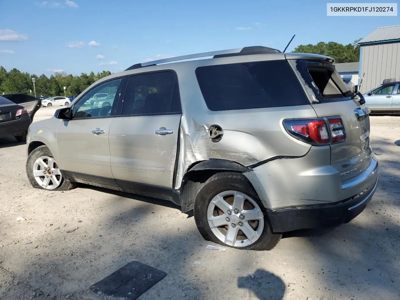 2015 GMC Acadia Sle VIN: 1GKKRPKD1FJ120274 Lot: 74993074