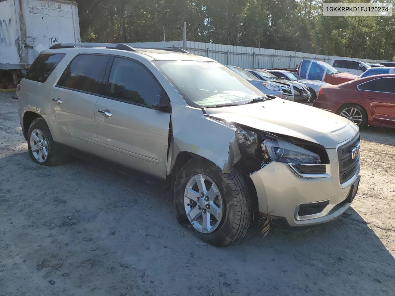 2015 GMC Acadia Sle VIN: 1GKKRPKD1FJ120274 Lot: 74993074