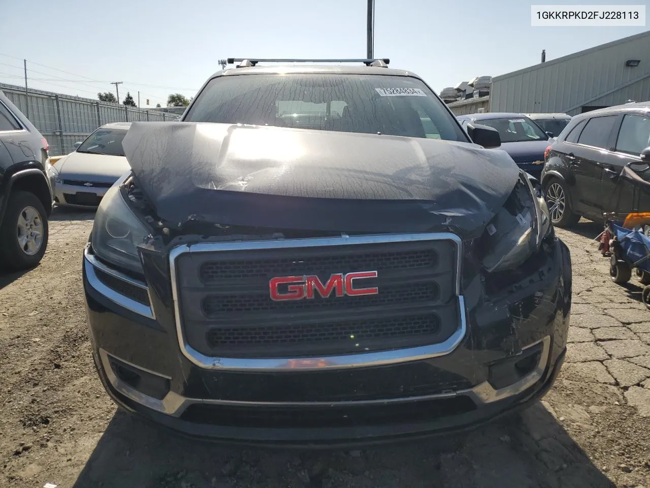 2015 GMC Acadia Sle VIN: 1GKKRPKD2FJ228113 Lot: 75284834