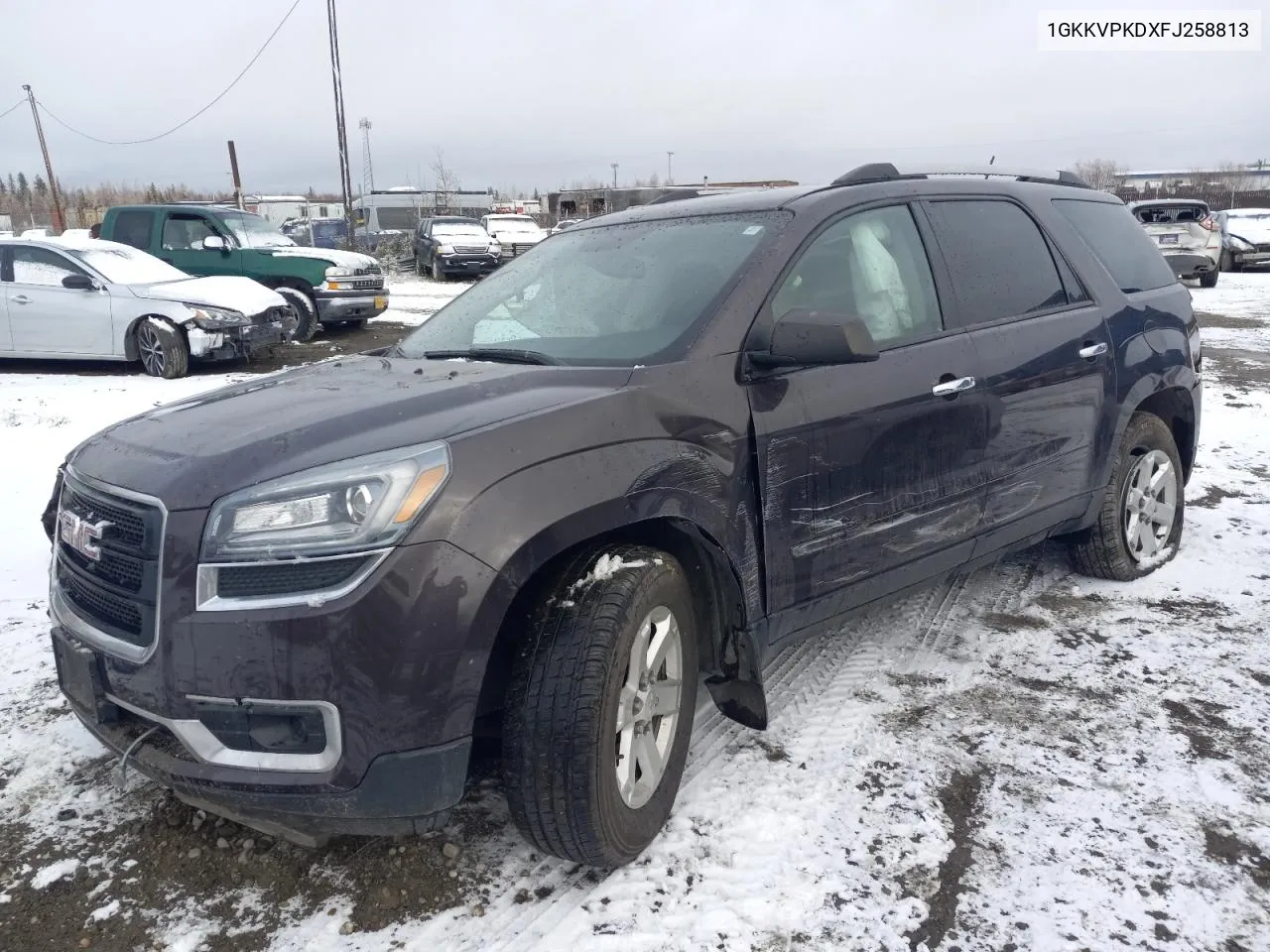 2015 GMC Acadia Sle VIN: 1GKKVPKDXFJ258813 Lot: 75404324