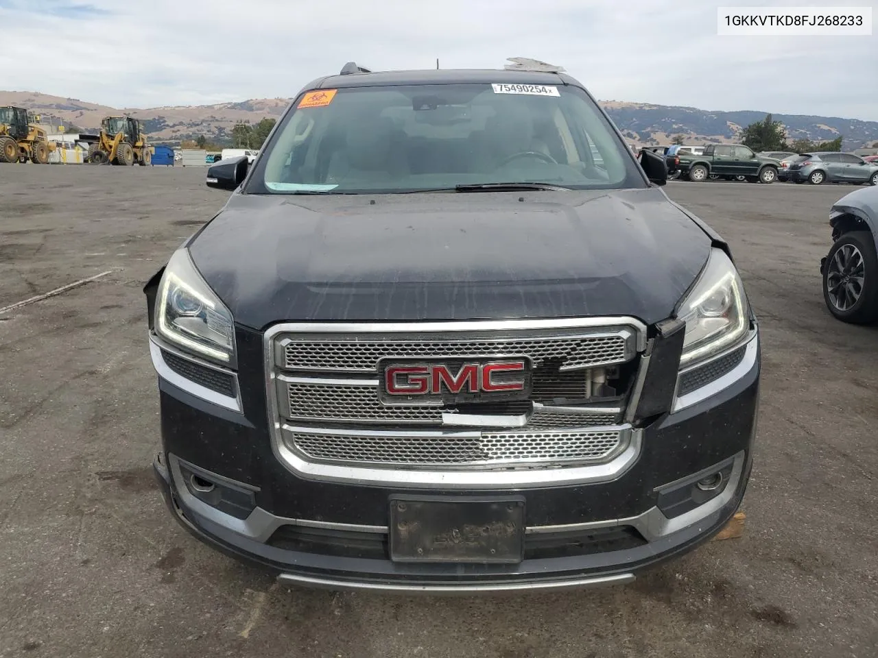 2015 GMC Acadia Denali VIN: 1GKKVTKD8FJ268233 Lot: 75490254