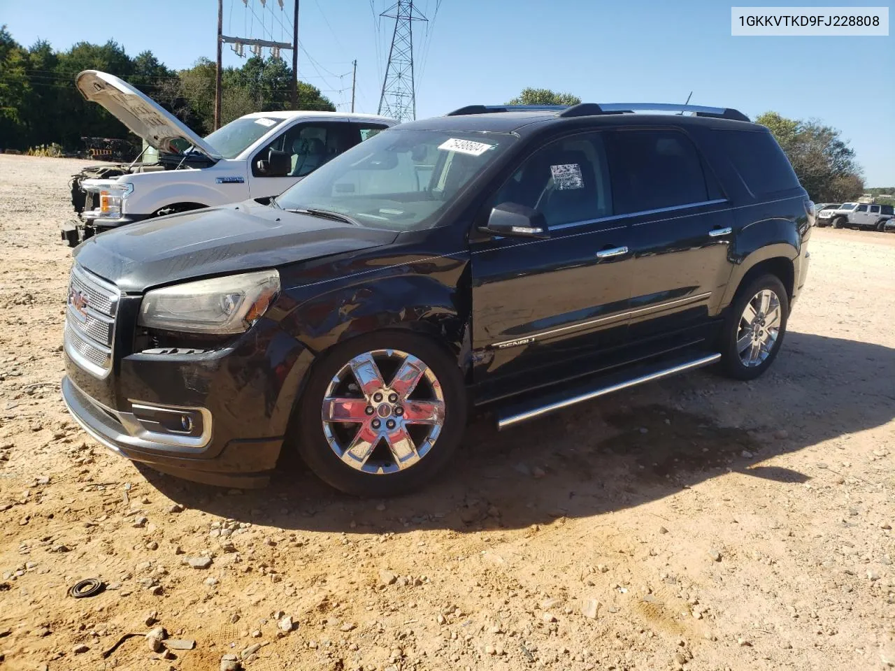 2015 GMC Acadia Denali VIN: 1GKKVTKD9FJ228808 Lot: 75498604