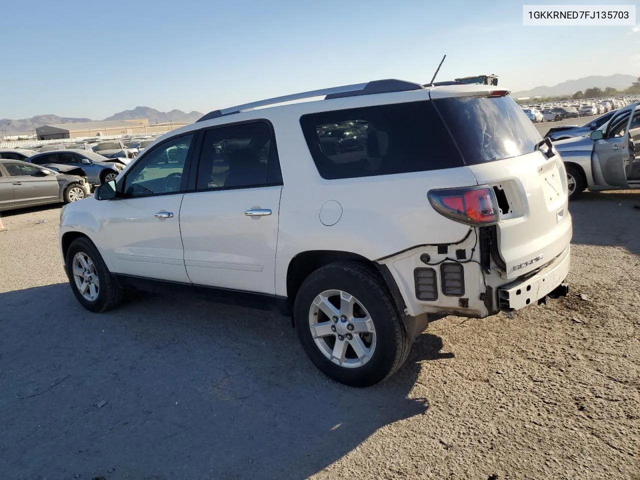 2015 GMC Acadia Sle VIN: 1GKKRNED7FJ135703 Lot: 75561234