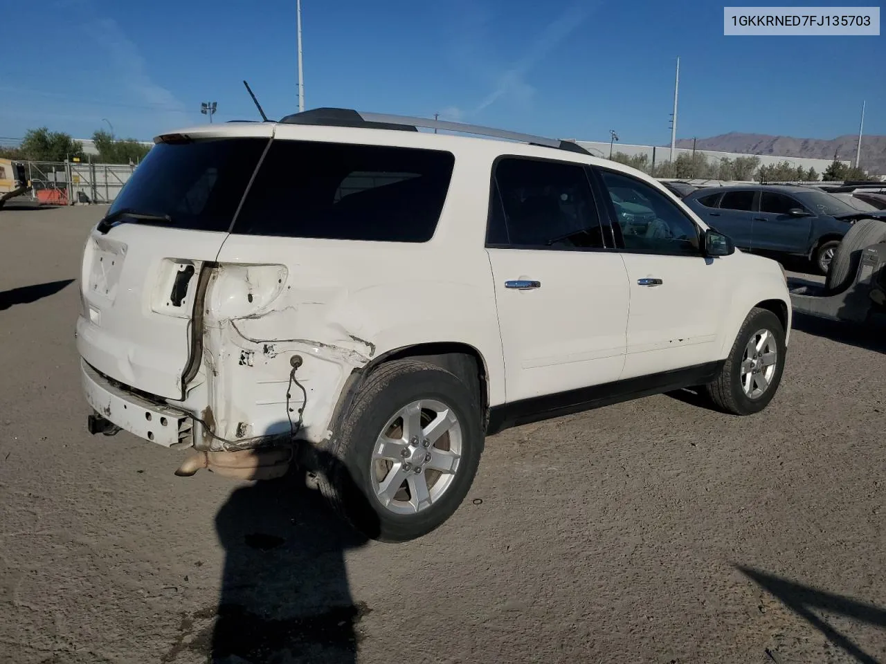 2015 GMC Acadia Sle VIN: 1GKKRNED7FJ135703 Lot: 75561234