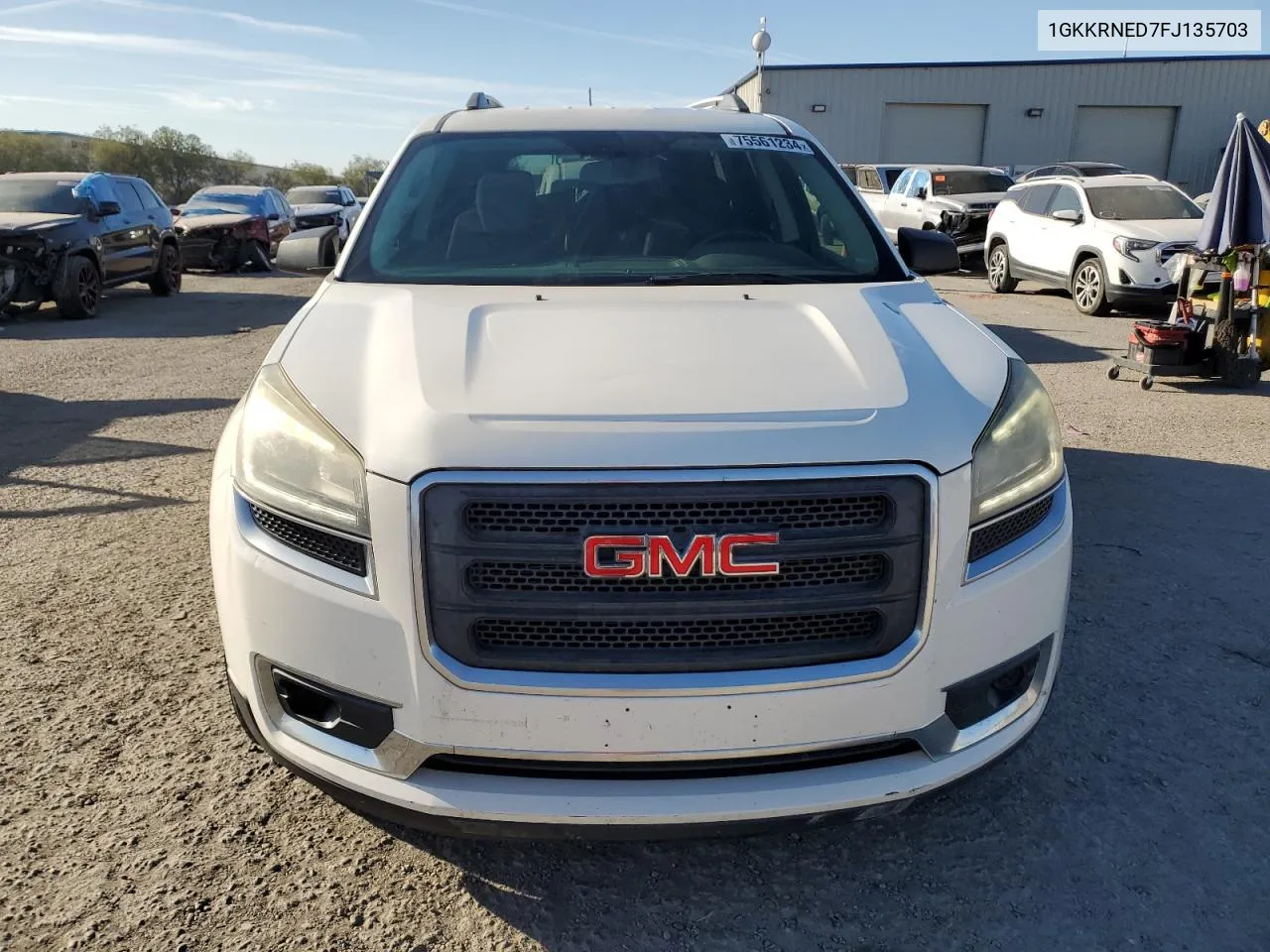 2015 GMC Acadia Sle VIN: 1GKKRNED7FJ135703 Lot: 75561234