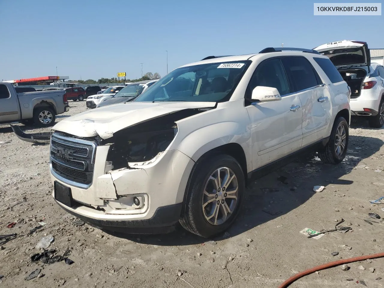 2015 GMC Acadia Slt-1 VIN: 1GKKVRKD8FJ215003 Lot: 75562314