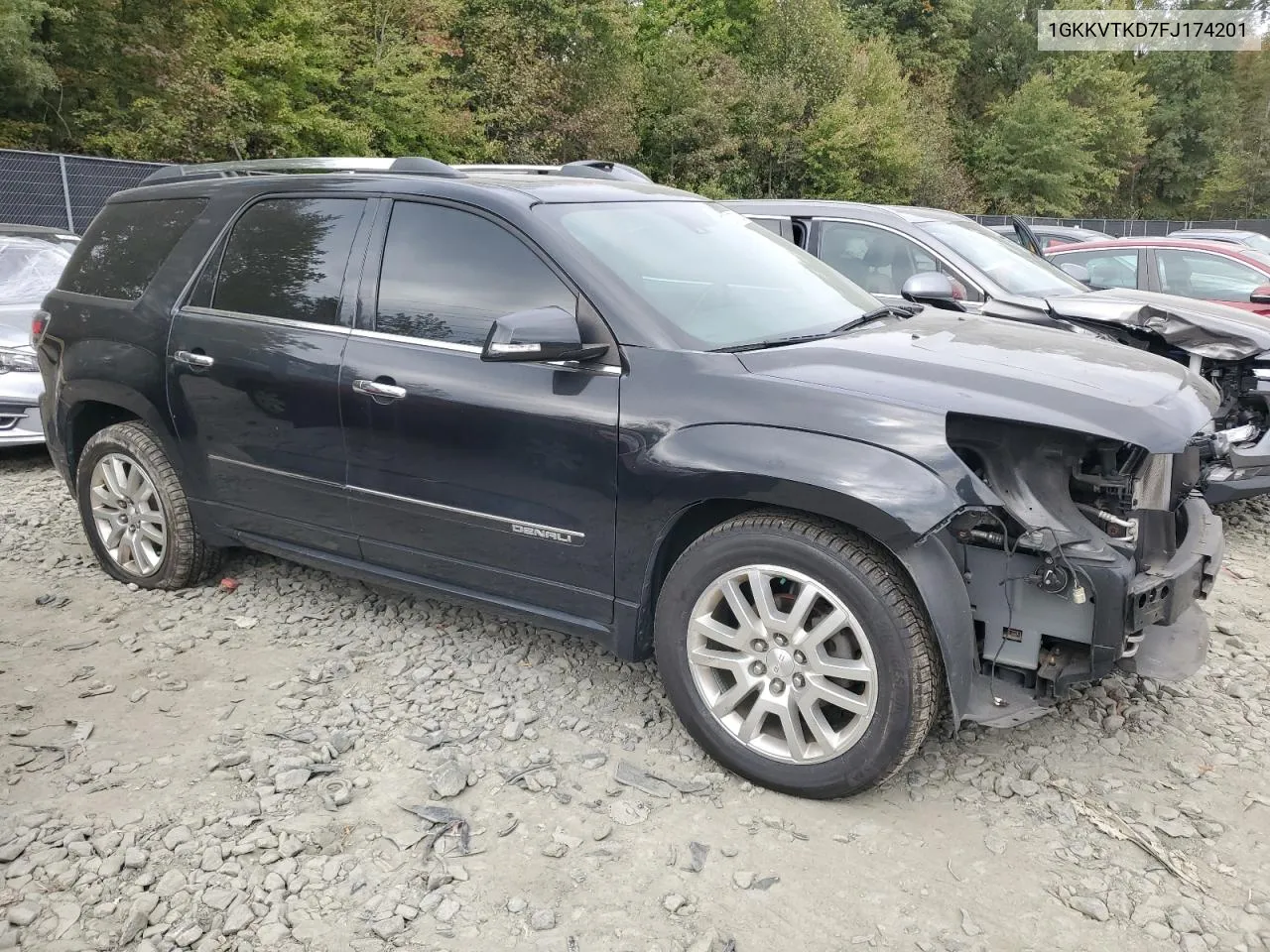 1GKKVTKD7FJ174201 2015 GMC Acadia Denali