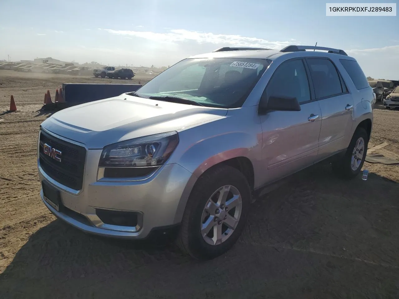 1GKKRPKDXFJ289483 2015 GMC Acadia Sle