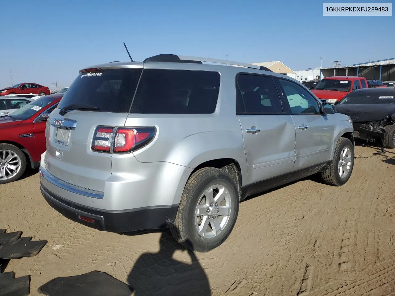 1GKKRPKDXFJ289483 2015 GMC Acadia Sle