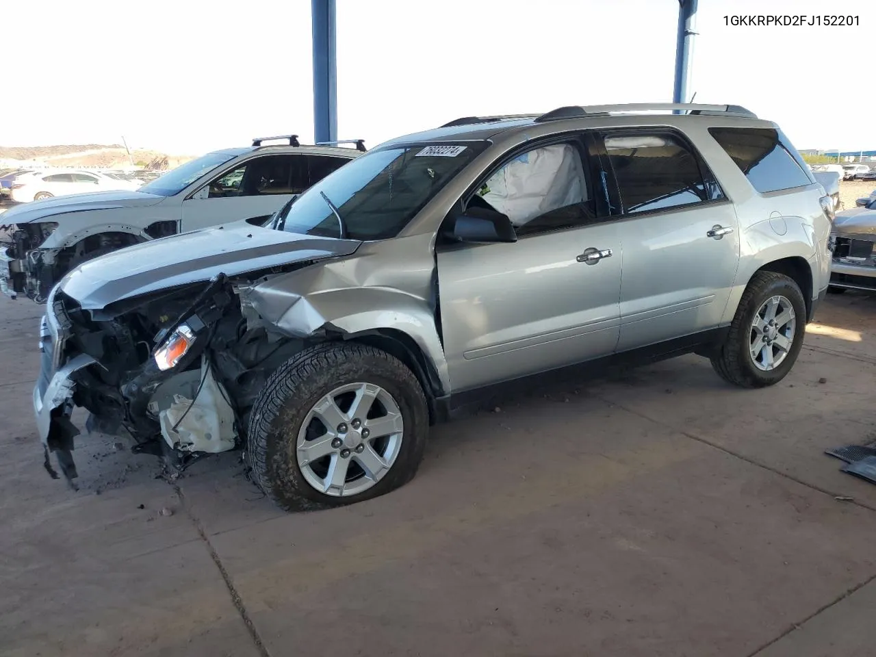 1GKKRPKD2FJ152201 2015 GMC Acadia Sle