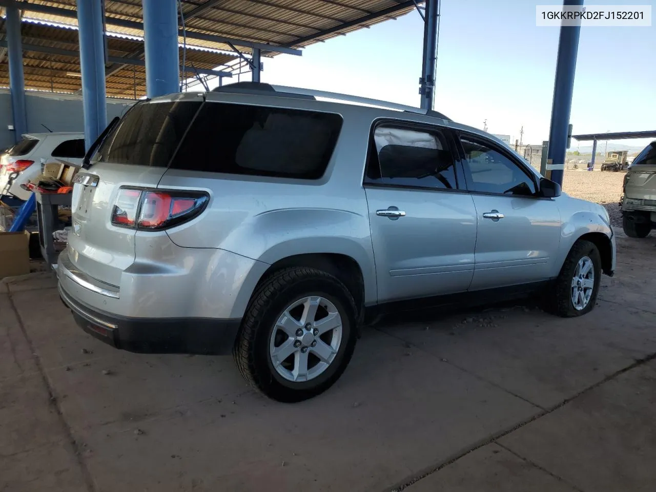 1GKKRPKD2FJ152201 2015 GMC Acadia Sle