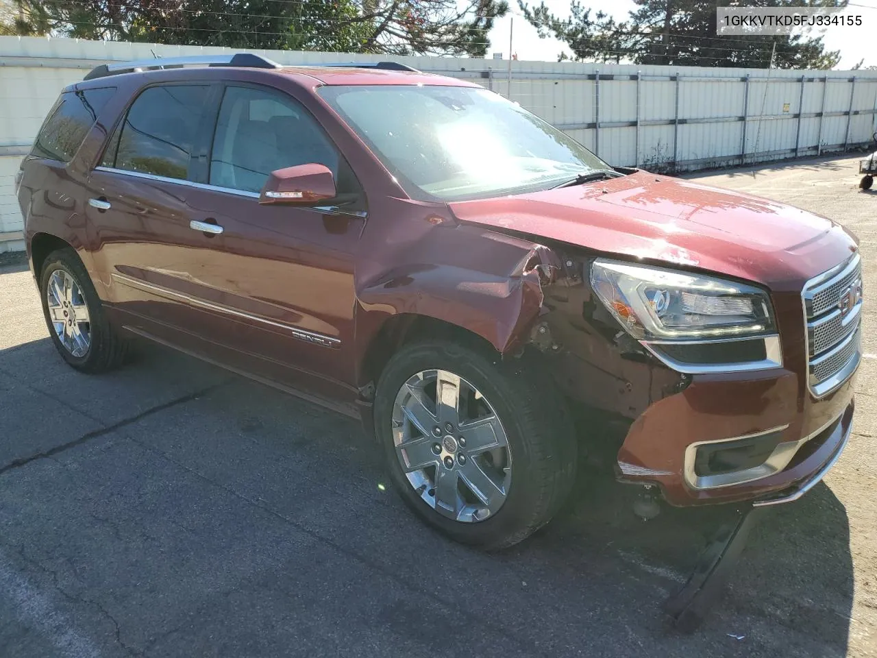 1GKKVTKD5FJ334155 2015 GMC Acadia Denali