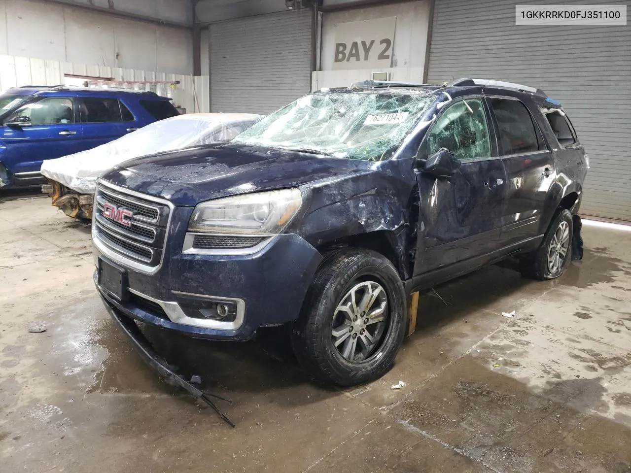 2015 GMC Acadia Slt-1 VIN: 1GKKRRKD0FJ351100 Lot: 76271044