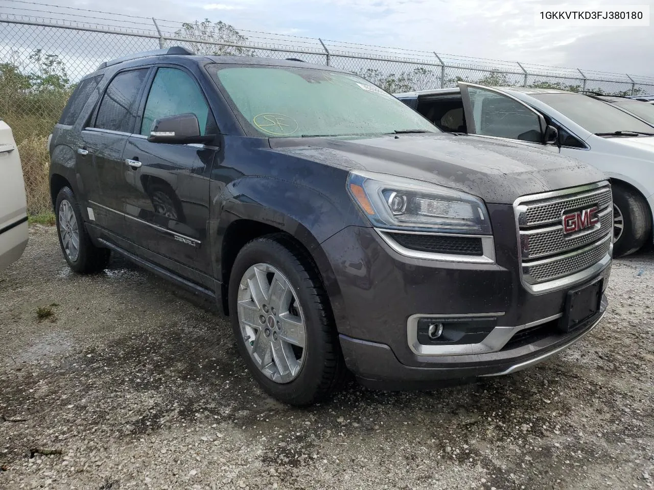 2015 GMC Acadia Denali VIN: 1GKKVTKD3FJ380180 Lot: 76308894