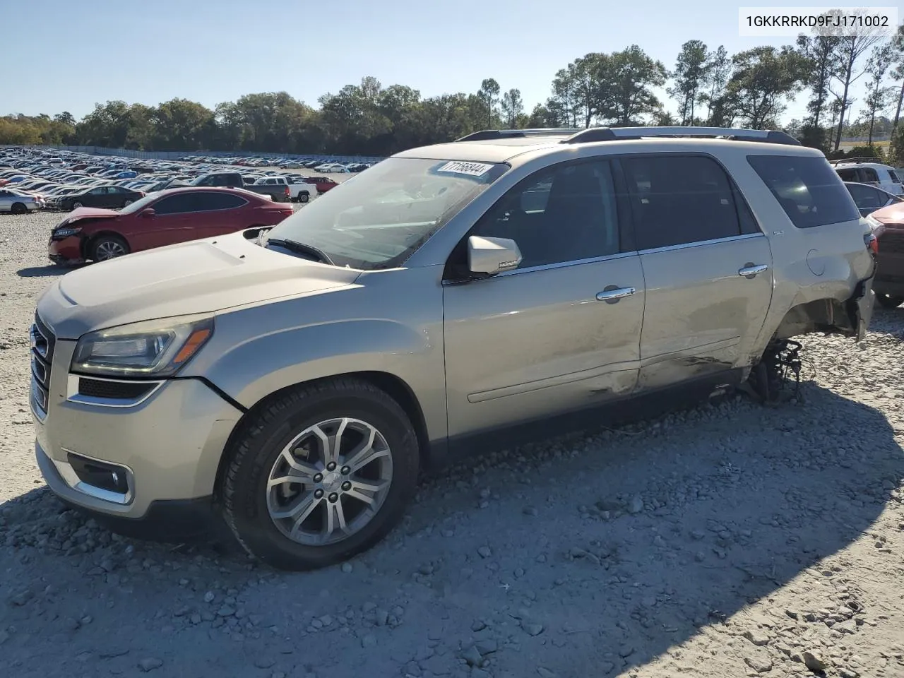 1GKKRRKD9FJ171002 2015 GMC Acadia Slt-1