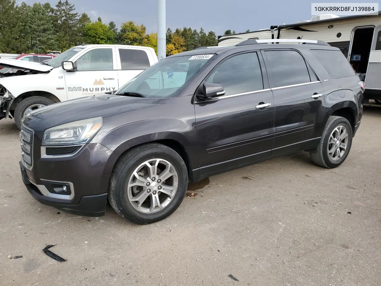 2015 GMC Acadia Slt-1 VIN: 1GKKRRKD8FJ139884 Lot: 77200834