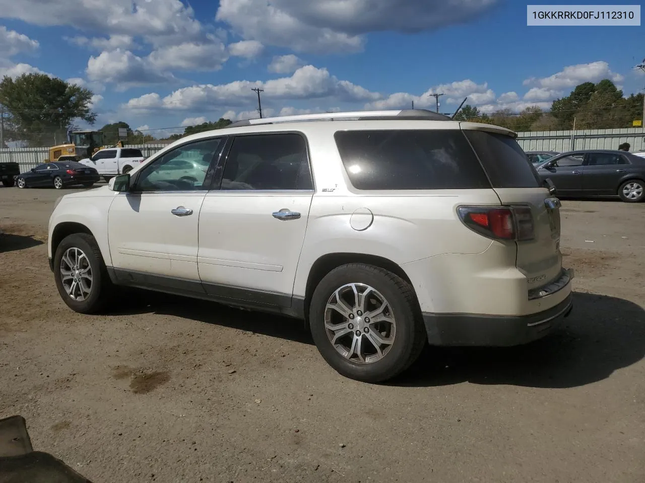 2015 GMC Acadia Slt-1 VIN: 1GKKRRKD0FJ112310 Lot: 77434534