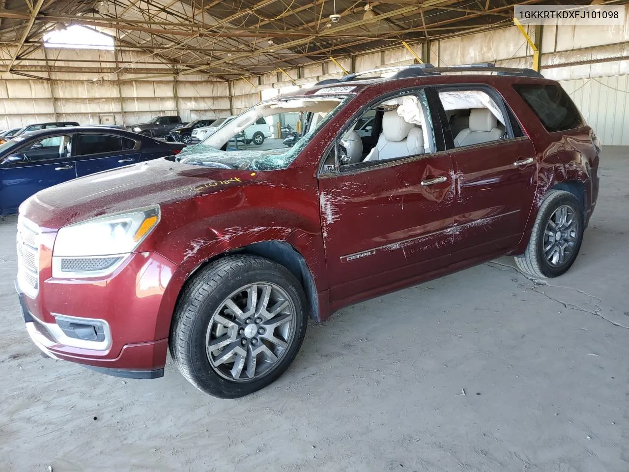 2015 GMC Acadia Denali VIN: 1GKKRTKDXFJ101098 Lot: 77610784