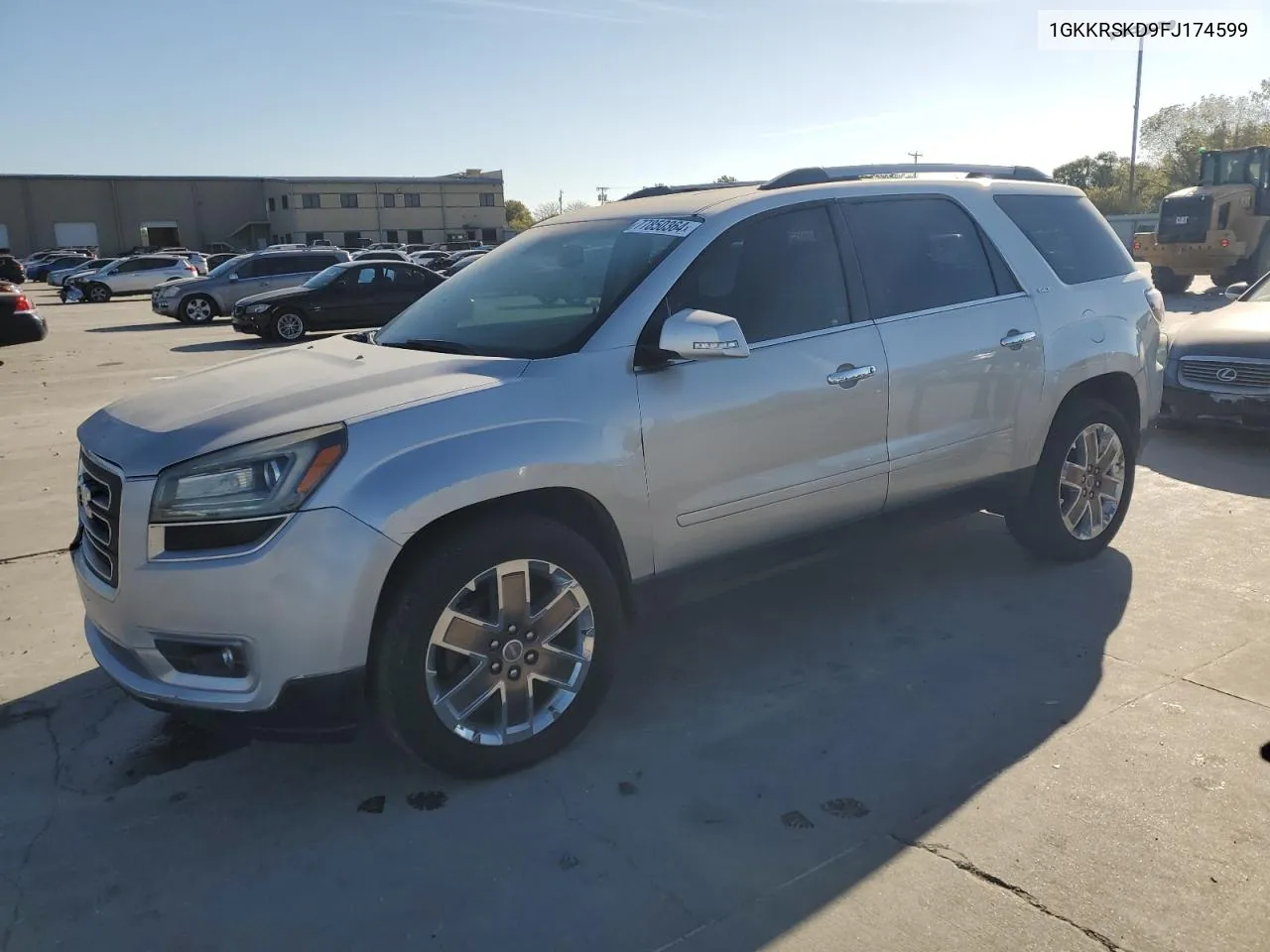 2015 GMC Acadia Slt-2 VIN: 1GKKRSKD9FJ174599 Lot: 77850364