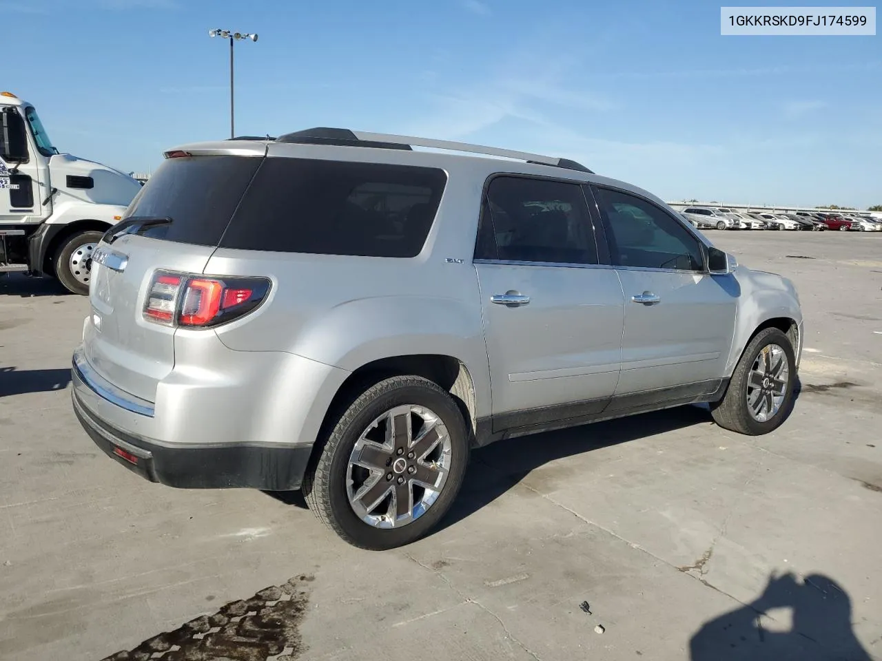 2015 GMC Acadia Slt-2 VIN: 1GKKRSKD9FJ174599 Lot: 77850364