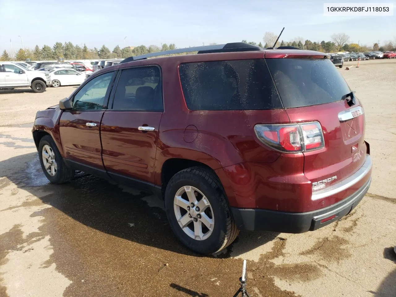 2015 GMC Acadia Sle VIN: 1GKKRPKD8FJ118053 Lot: 78086404