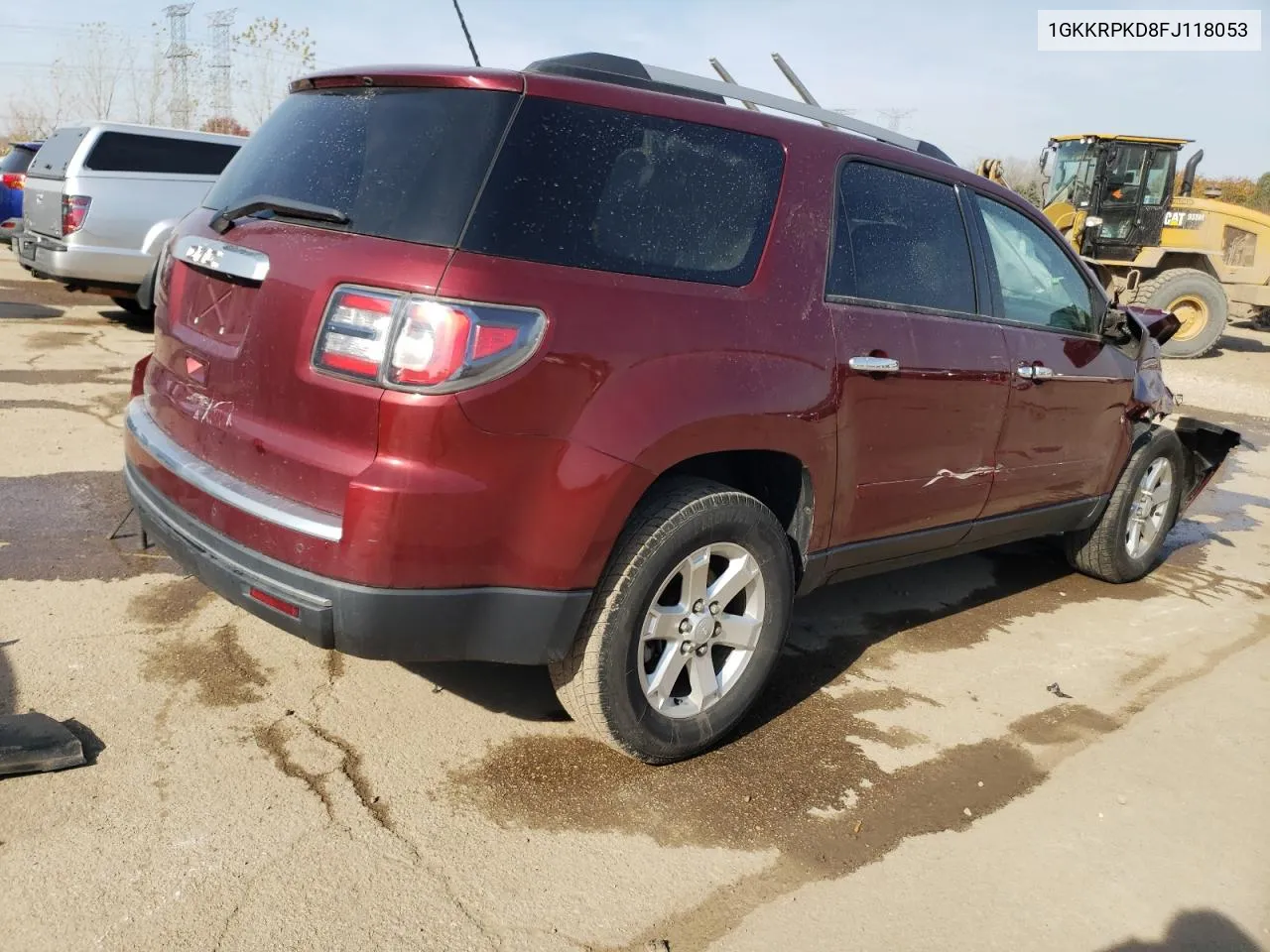 2015 GMC Acadia Sle VIN: 1GKKRPKD8FJ118053 Lot: 78086404