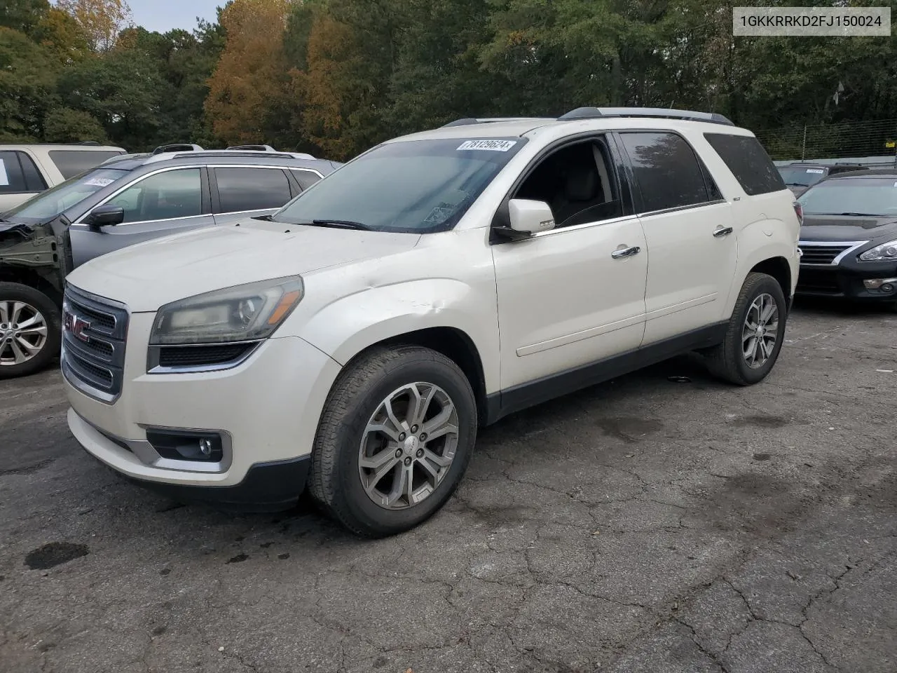 1GKKRRKD2FJ150024 2015 GMC Acadia Slt-1