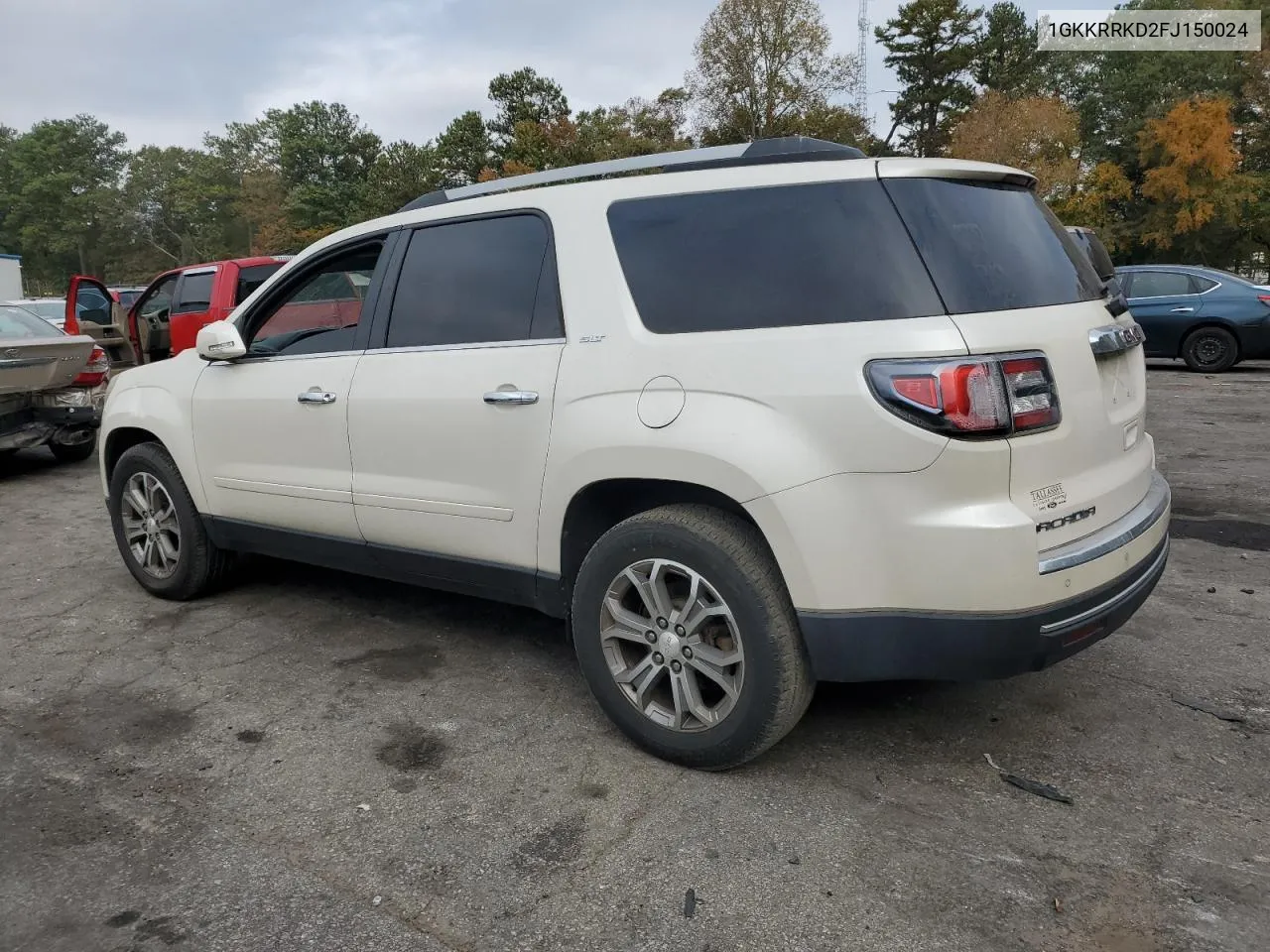 1GKKRRKD2FJ150024 2015 GMC Acadia Slt-1