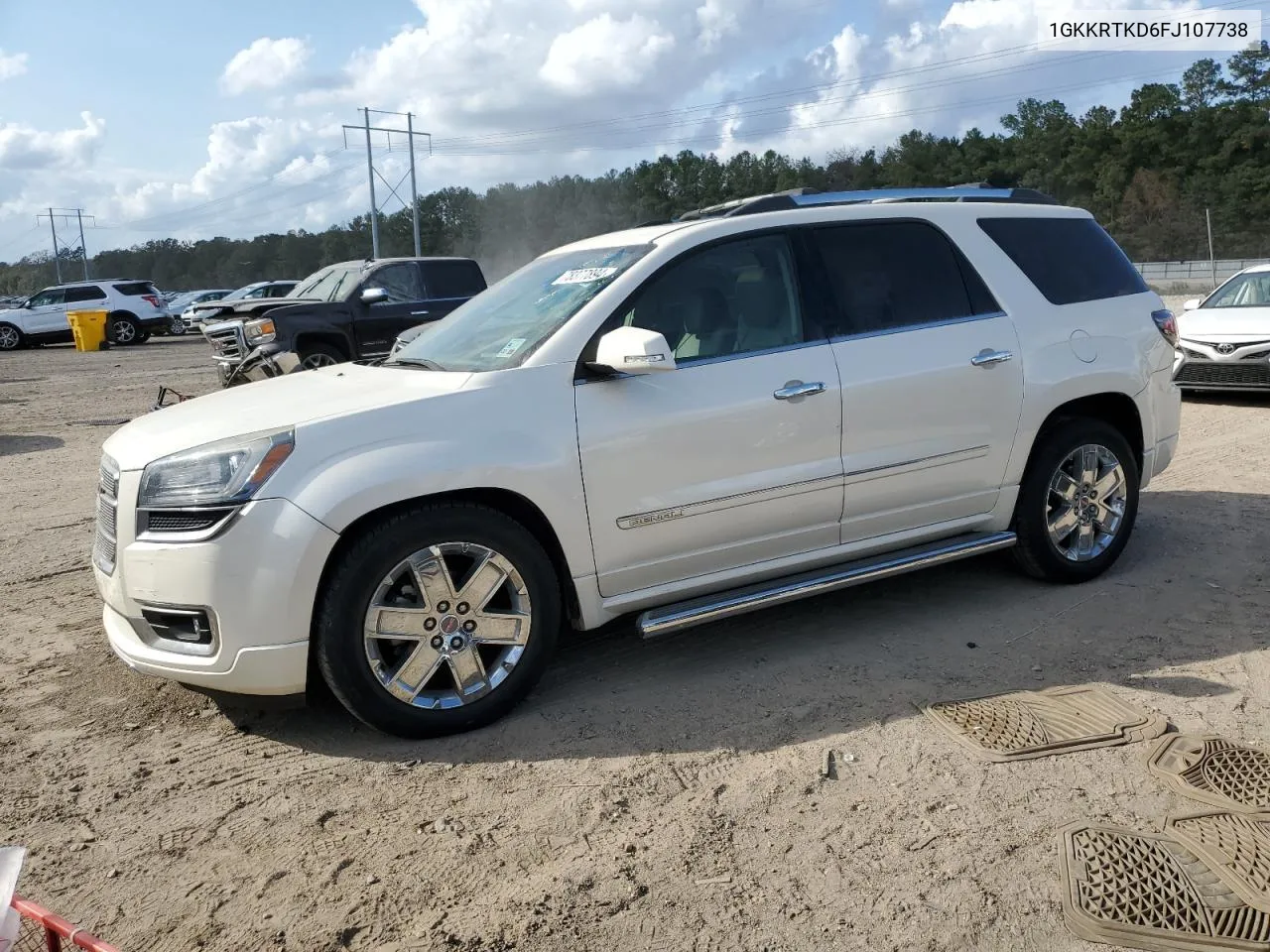 2015 GMC Acadia Denali VIN: 1GKKRTKD6FJ107738 Lot: 78377894