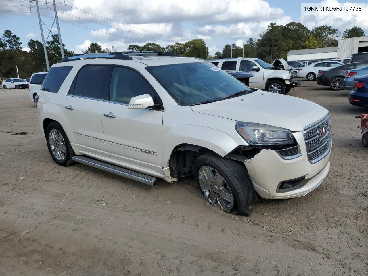 2015 GMC Acadia Denali VIN: 1GKKRTKD6FJ107738 Lot: 78377894