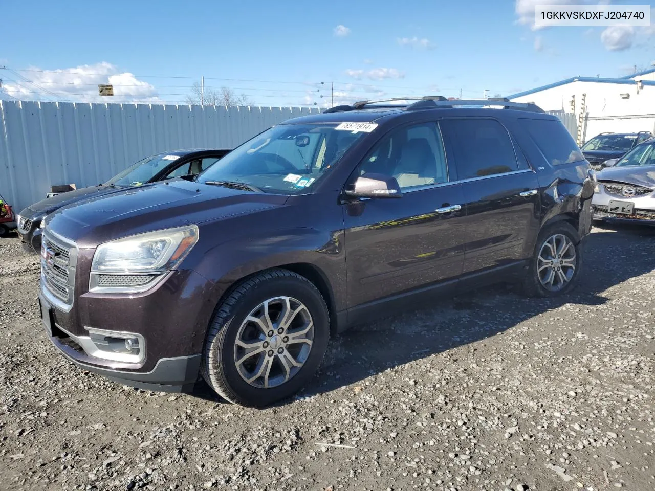 2015 GMC Acadia Slt-2 VIN: 1GKKVSKDXFJ204740 Lot: 78571914