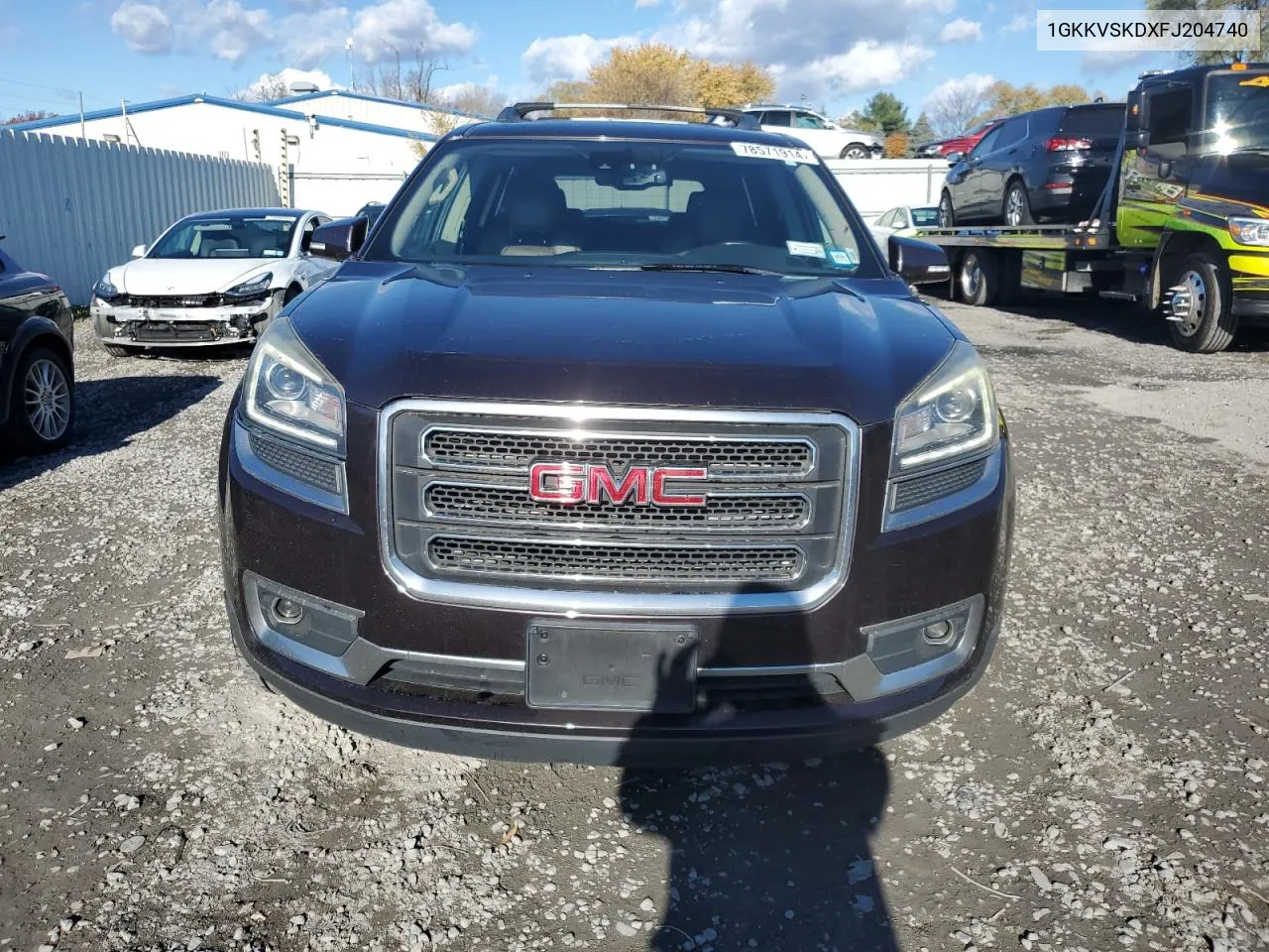 2015 GMC Acadia Slt-2 VIN: 1GKKVSKDXFJ204740 Lot: 78571914